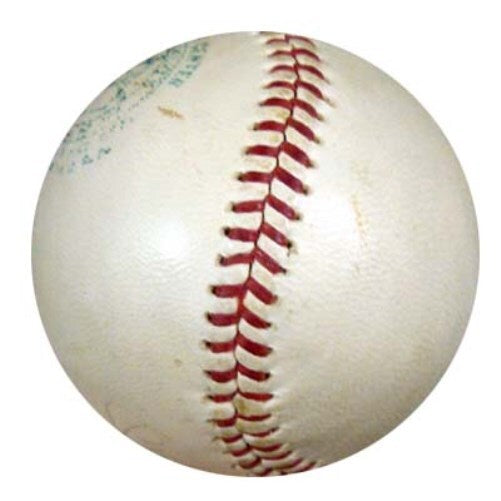 Mickey Mantle Auto Official AL Cronin Baseball Vintage Playing Days Sig PSA/DNA
