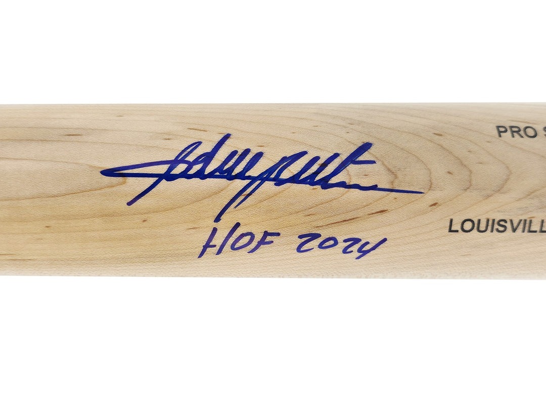 Adrian Beltre Auto Blonde L Slugger Pro Stock Baseball Bat Rangers HOF Beckett