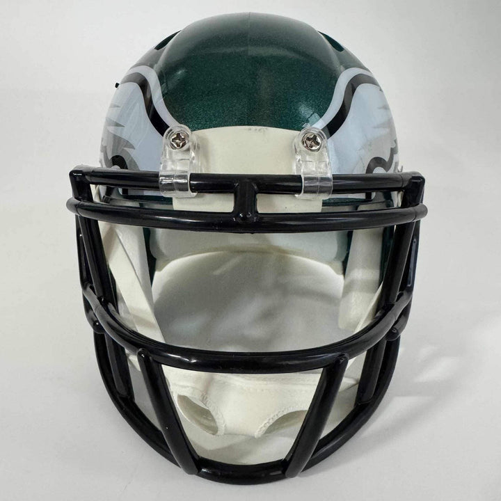 Autographed/Signed LeSean McCoy Philadelphia Eagles Mini Helmet JSA COA