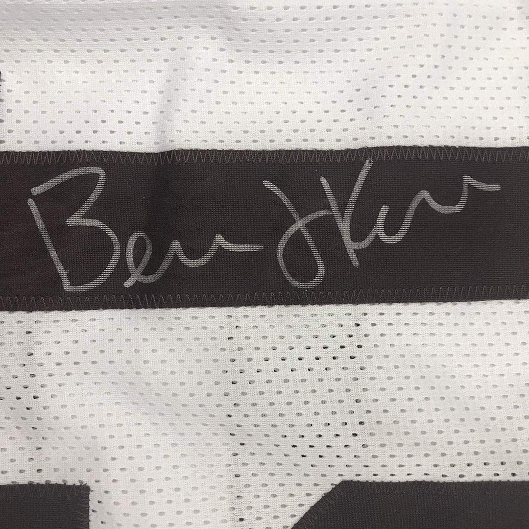 Autographed/Signed Bernie Kosar Cleveland White Football Jersey JSA COA