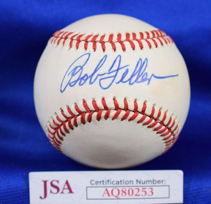 Bob Feller JSA COA Autographed American League Signed Baseball