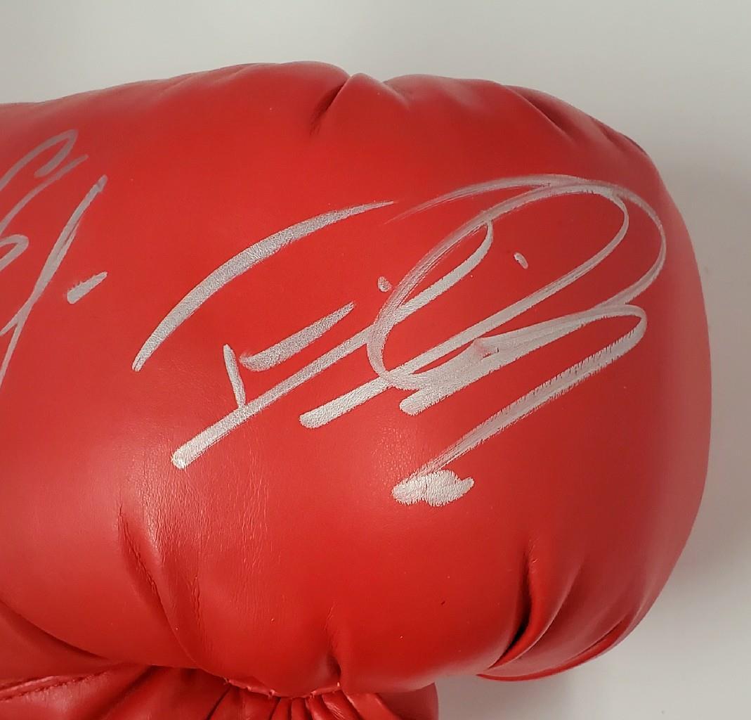 Gennady GGG Golovkin + David Lemieux signed Boxing Glove ~ Beckett BAS Holo