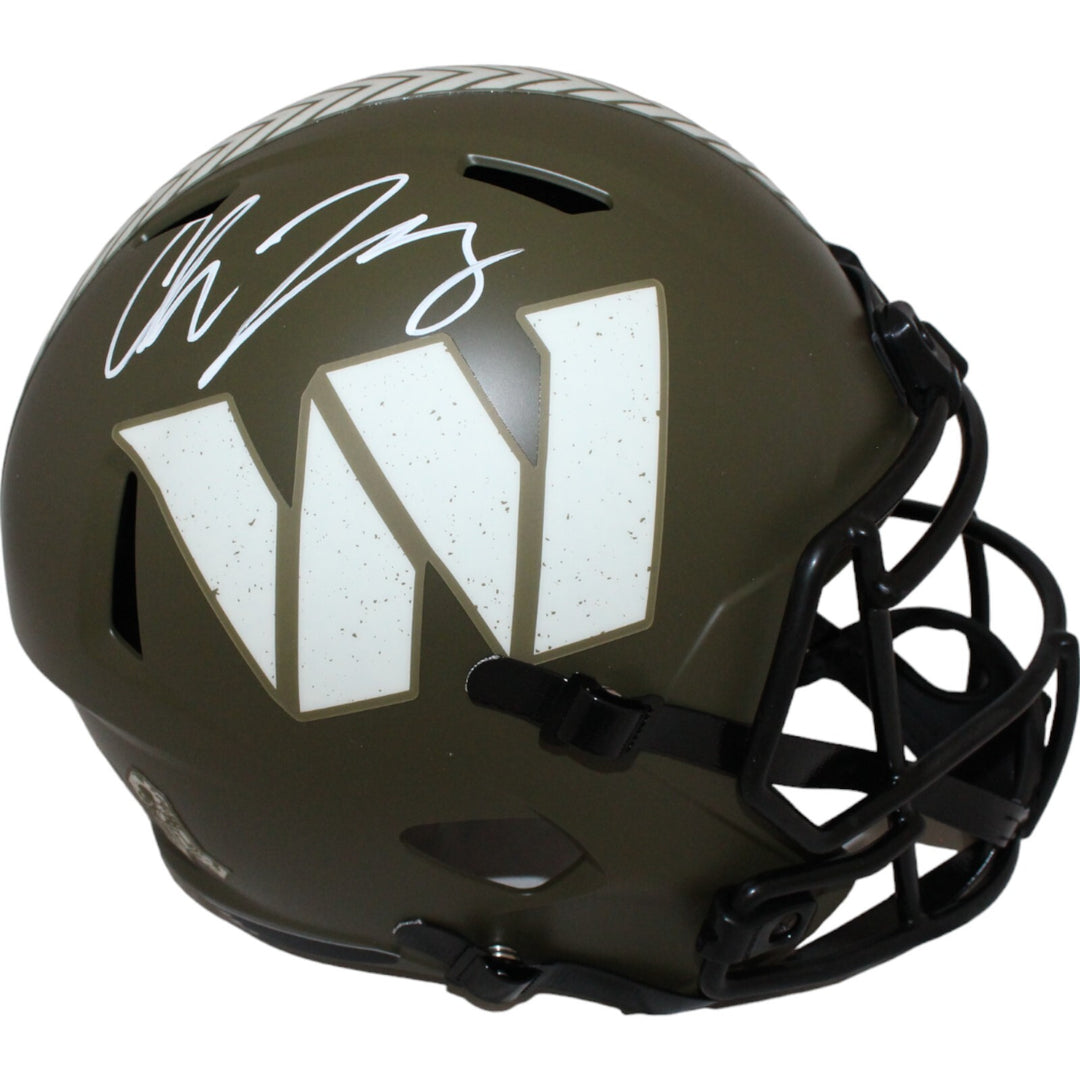 Chase Young Signed Washington Commanders F/S Salute 22 Helmet FAN 40956