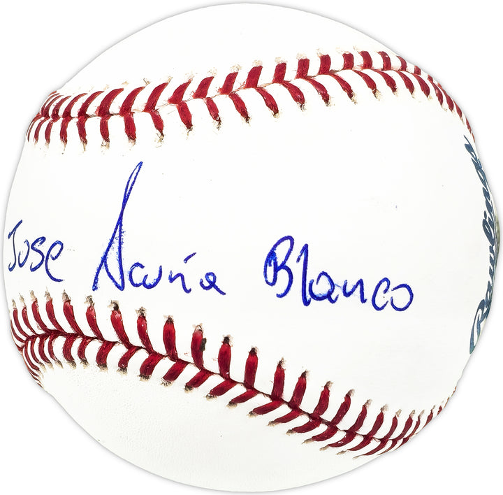 Ronald Acuna Jr. Signed MLB Baseball Atlanta Braves Full Name Beckett #Y60690
