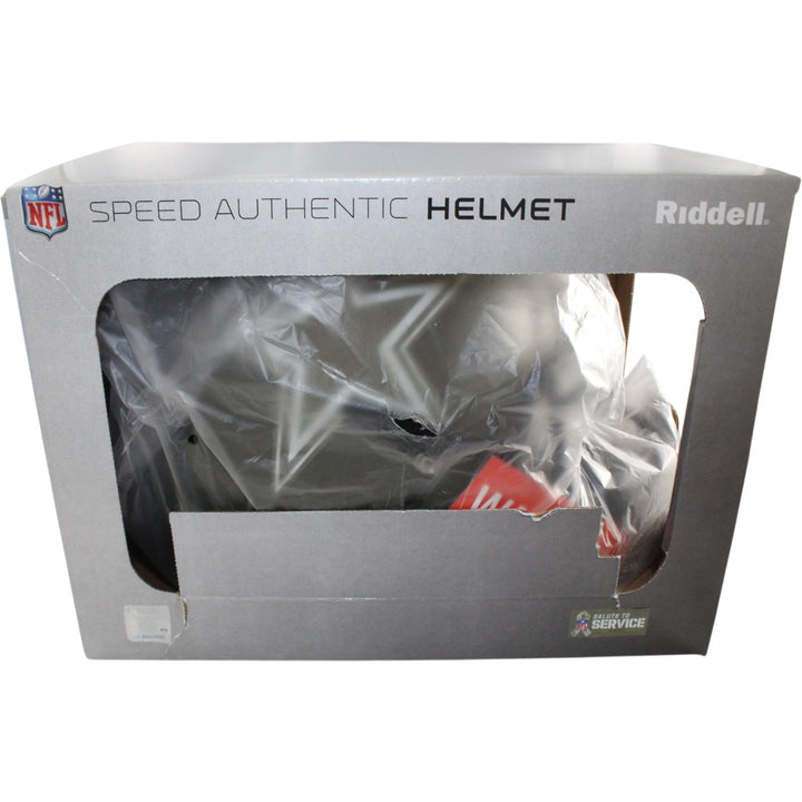 George Pickens Autographed Dallas Cowboys Authentic 2022 Salute Helmet JSA 56165