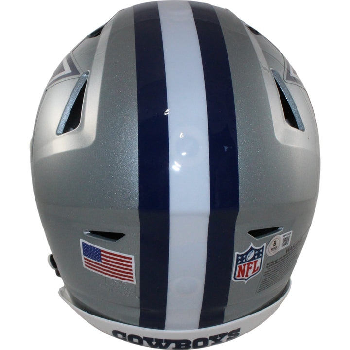 Dez Bryant Autographed Dallas Cowboys SpeedFlex Helmet Beckett Witness 55030