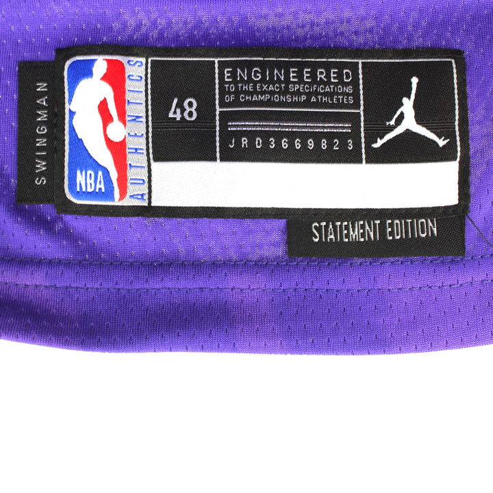 Luka Doncic Signed Los Angeles Lakers Purple Jersey JSA COA Autographed NBA