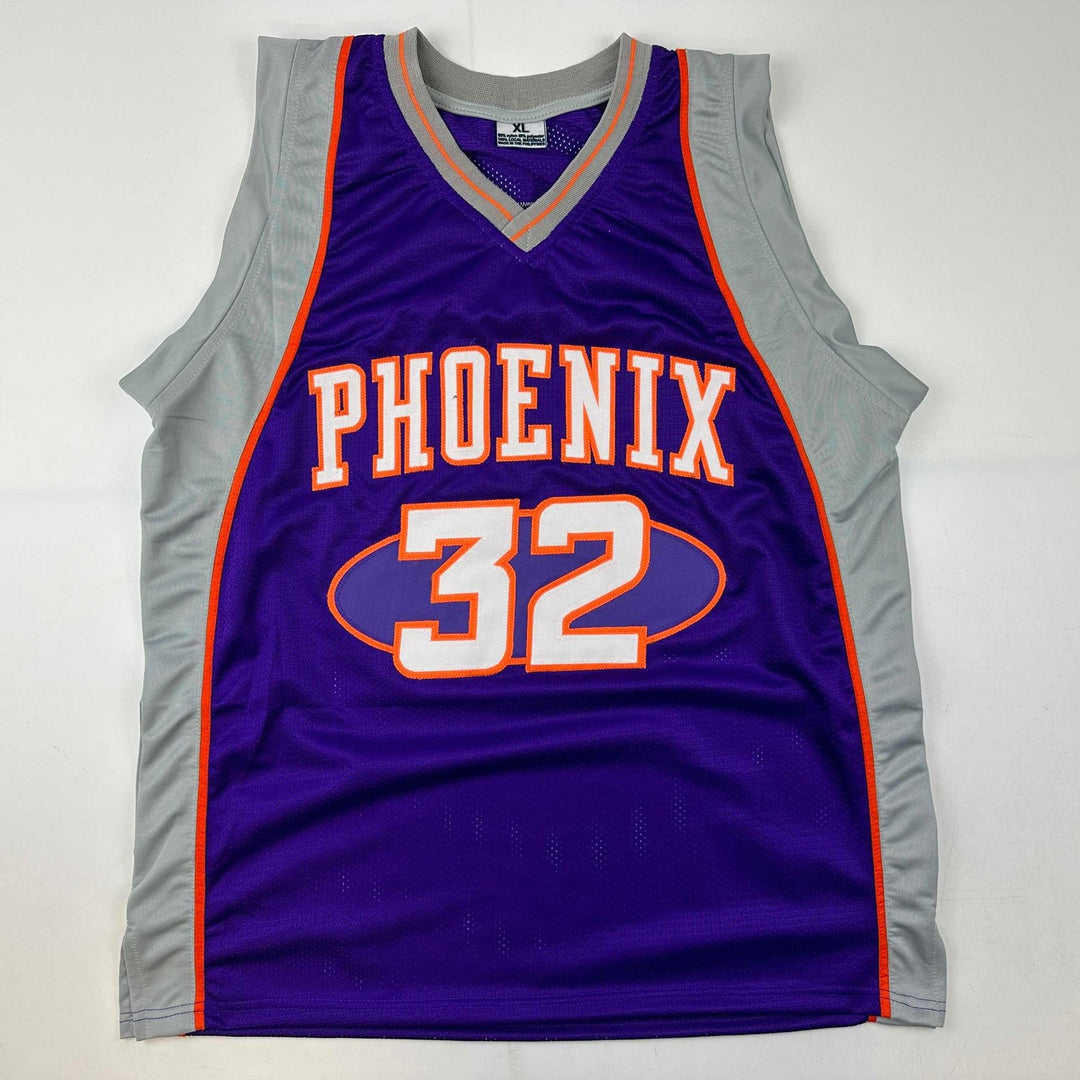 Autographed/Signed Jason Kidd Phoenix Purple Jersey Beckett BAS COA