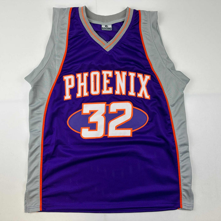 Autographed/Signed Jason Kidd Phoenix Purple Jersey Beckett BAS COA
