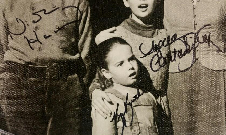 Sound of Music autograph cast signed 12x24 Canvas Photograph PSA/DNA COA LOA
