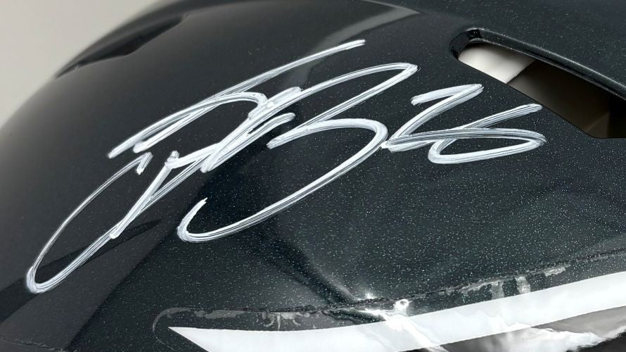 Saquon Barkley Signed Philadelphia Eagles FS Authentic Speed Helmet PSA/DNA