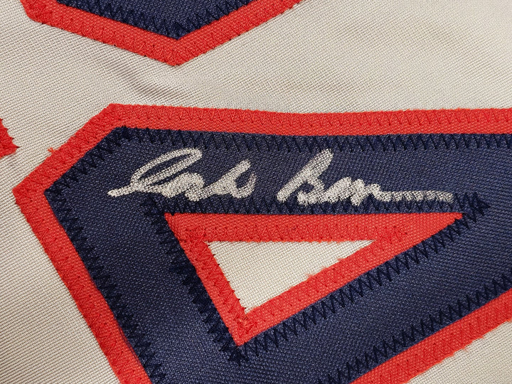 Major League Charlie Sheen Corbin Bernsen Tom Berenger Auto Gray Jersey Beckett