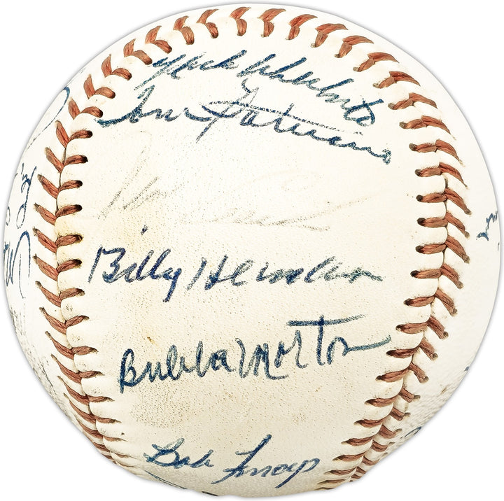 1967 California Angels Team Signed Official Angels Logo With 25 Sigs Baseball