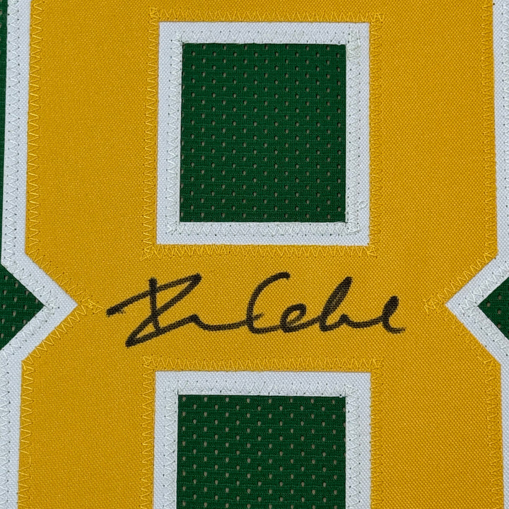 Framed Autographed/Signed Dillon Gabriel 35x39 Oregon Green Jersey BAS COA