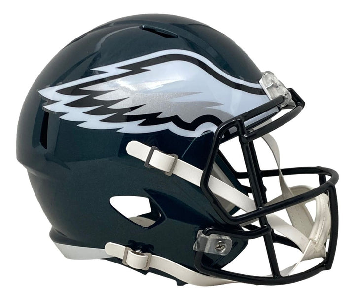 Saquon Barkley Signed Eagles Super Bowl 59 LIX FS Replica Speed Helmet PSA/DNA