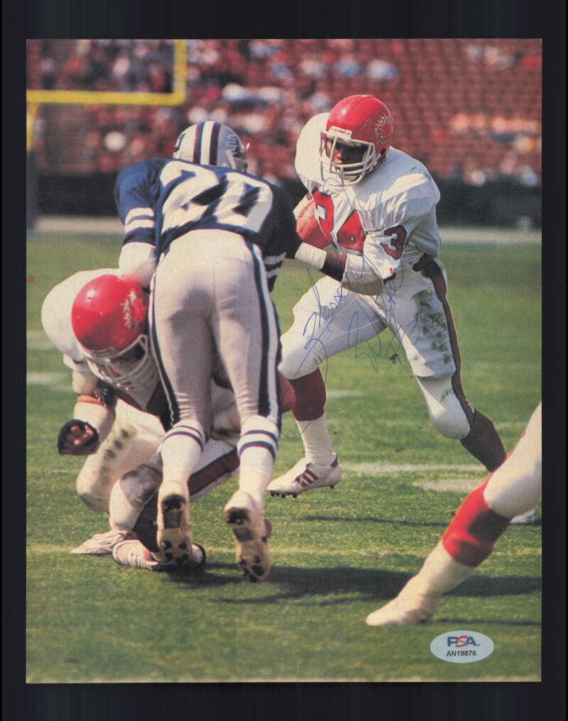 Herschel Walker PSA DNA Signed  Vintage 8x10 Photo Autograph USFL