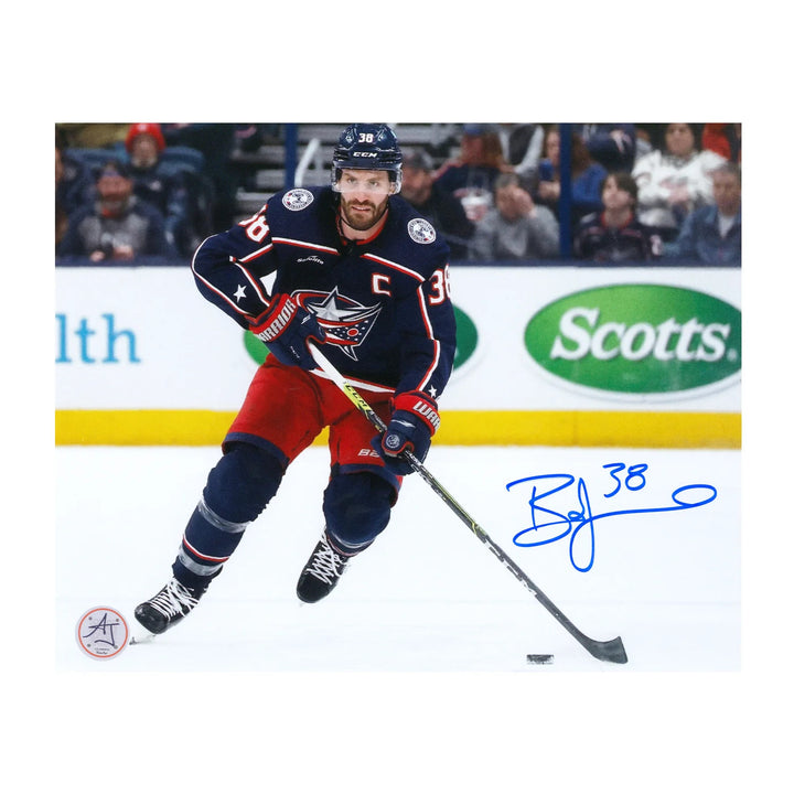Boone Jenner Autographed Columbus Blue Jackets Captain 8x10 Photo