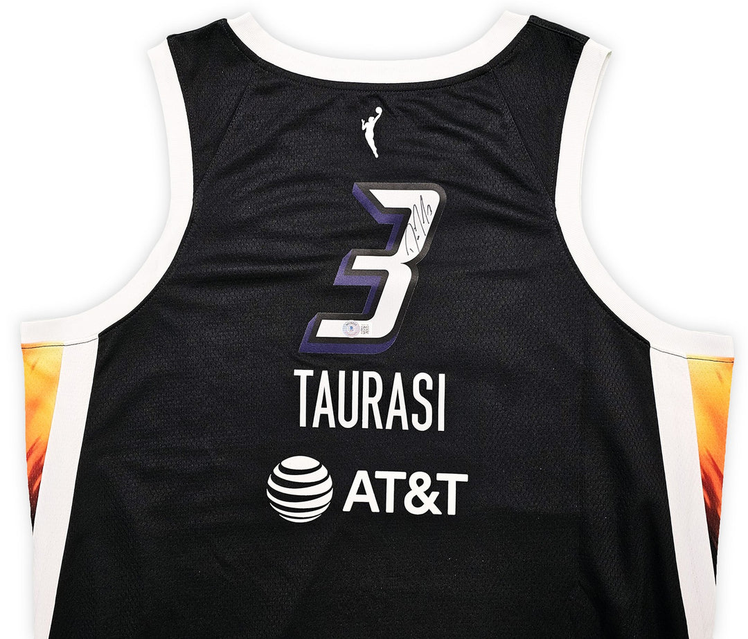 Phoenix Mercury Diana Taurasi Auto Black Nike Rebel Edition Jersey Sz XL Beckett