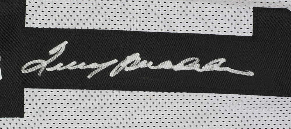 Terry Bradshaw Pittsburgh Signed White Football Jersey BAS