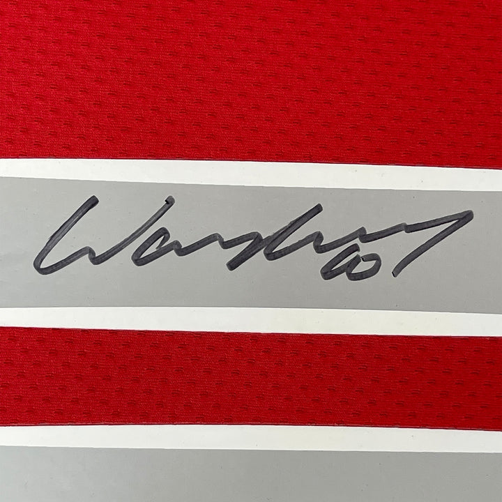 Framed Autographed/Signed Wayne Rooney 33x42 Manchester Red 2008 Jersey BAS COA