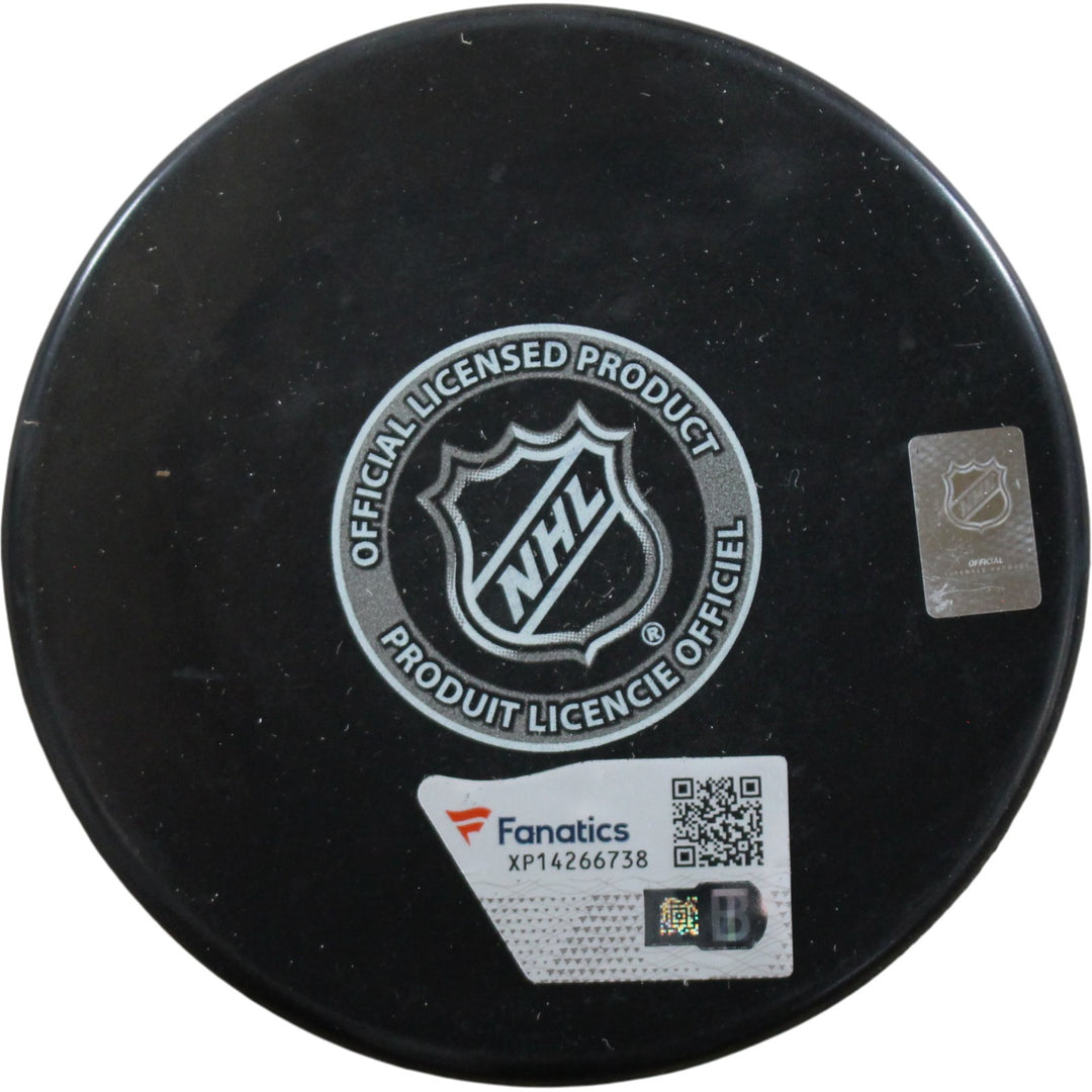Cale Makar Autographed/Signed Colorado Avalanche Logo Puck Fanatics 54961