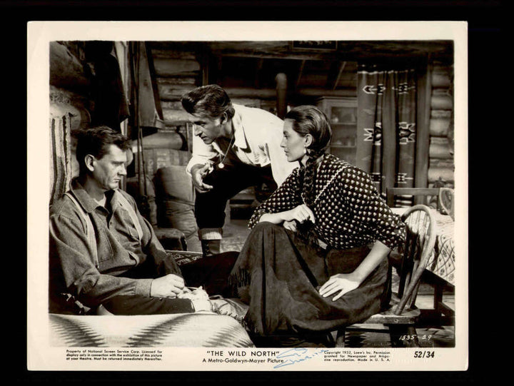 Cyd Charisse JSA Coa Signed 8x10 Photograph The Wild North Autograph