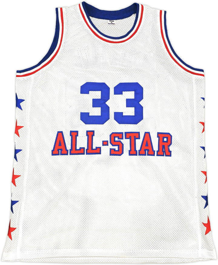 Boston Celtics Larry Bird Autographed Signed White All Star Jersey Beckett Wit
