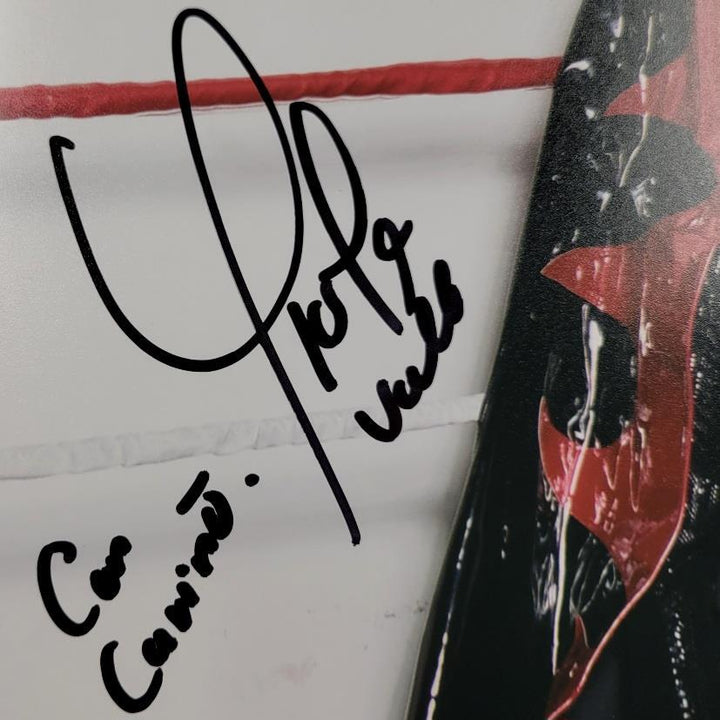 Yokasta Yoka Valle signed 11x14 photo boxing autograph ~ Beckett BAS Holo