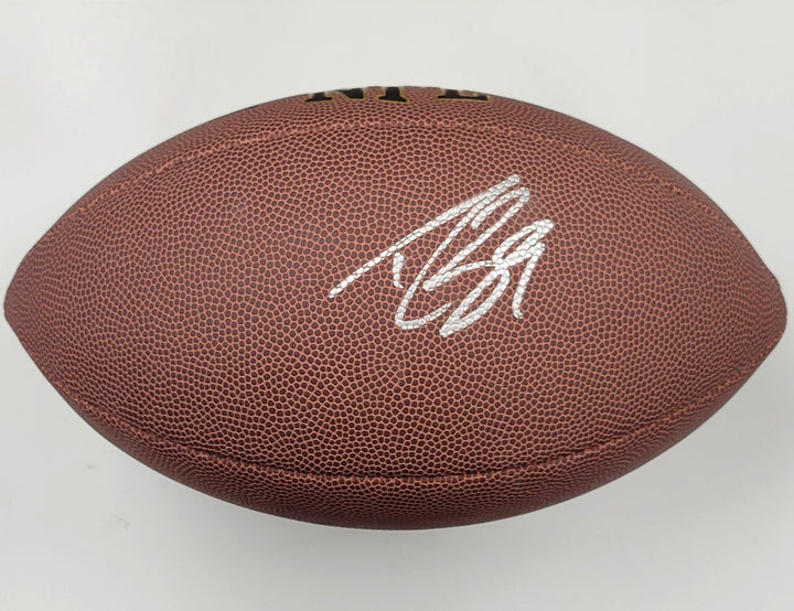 Drew Brees signed Wilson Replica NFL Football Saints (C) ~ Beckett BAS Holo