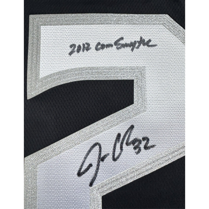 Jonathan Quick Autographed LA Kings 2012 Stanley Cup Jersey Conn Smythe IGM COA