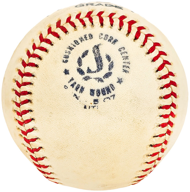 Debs Garms Signed Spalding Baseball Pittsburgh Pirates, St. Louis Cardinals