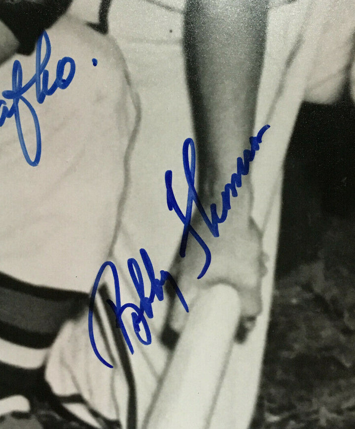 1957 Braves Eddie Mathews Joe Adcock Pafko signed 16x20 photo framed 4 auto JSA