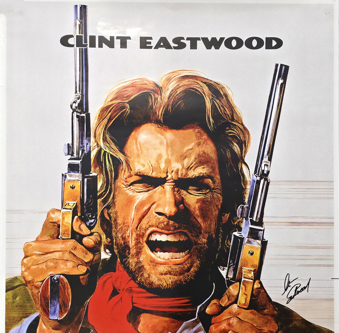 Clint Eastwood Signed 27x40 Outlaw Josey Wales Movie Poster Beckett BAS