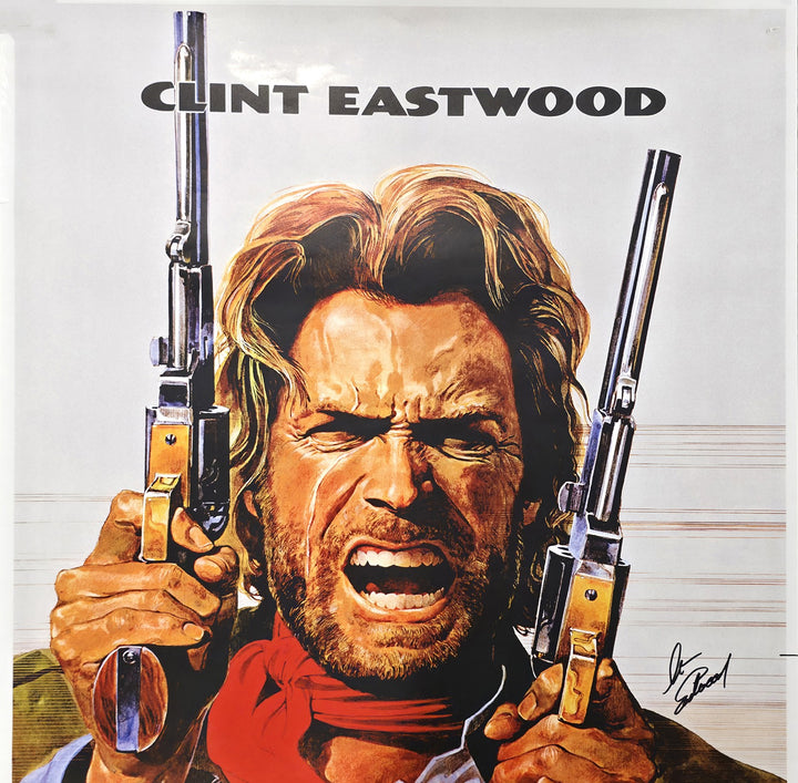 Clint Eastwood Signed 27x40 Outlaw Josey Wales Movie Poster Beckett BAS