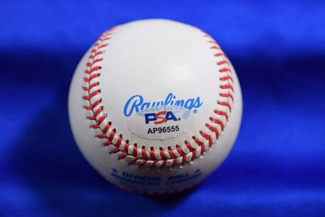 Jim Thome PSA DNA Autographed American League OAL Signed Baseball Indians