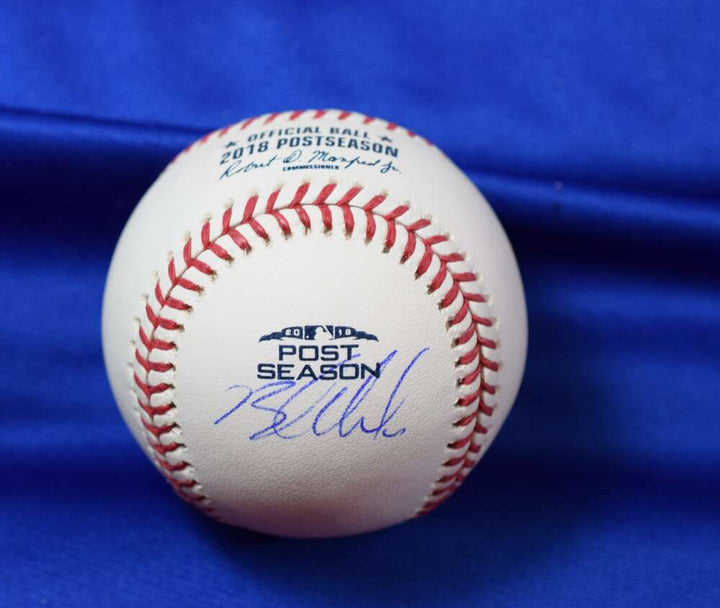 Brandon Workman JSA Coa Autograph 2018 World Series Signed Baseball