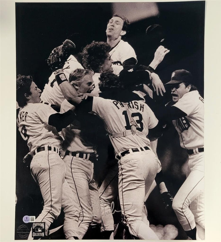 Kirk Gibson signed 1984 WS Detroit Tigers 16x20 Photo autograph ~ BAS Beckett