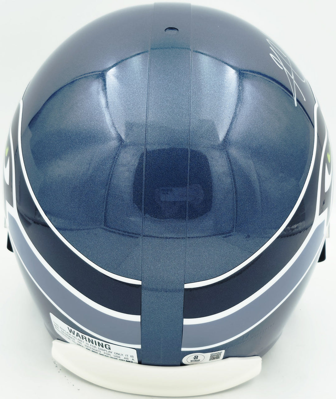 Kam Chancellor Auto Seahawks Blue 02-11 Throwback Full Size Replica Helmet BAS