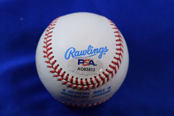 Nolan Ryan PSA DNA Signed American League Autograph Baseball