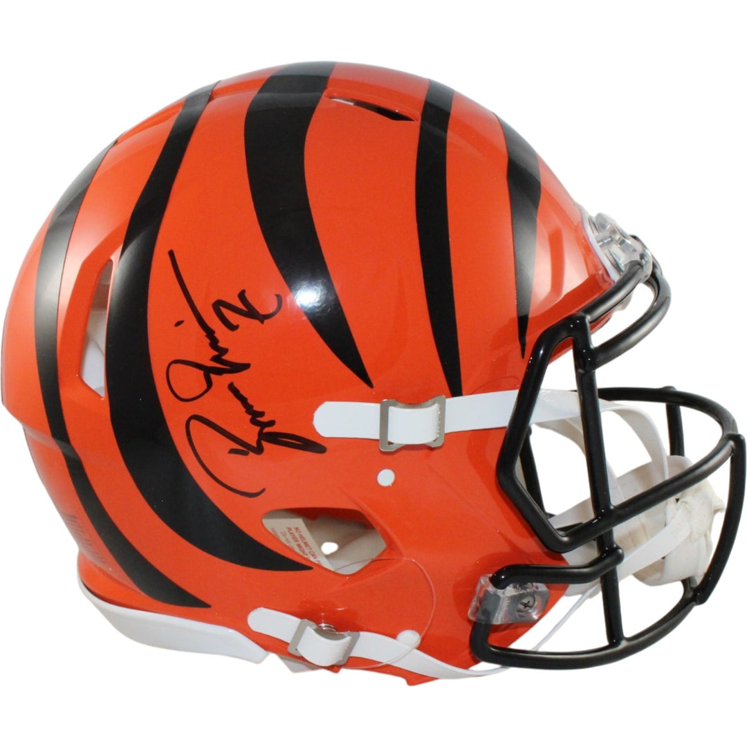 Boomer Esiason Autographed Cincinnati Bengals Authentic Helmet Beckett 56206