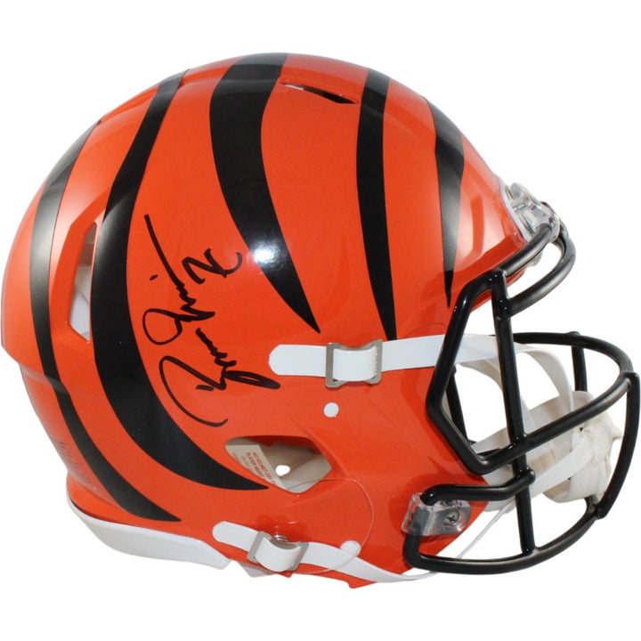 Boomer Esiason Autographed Cincinnati Bengals Authentic Helmet Beckett 56206
