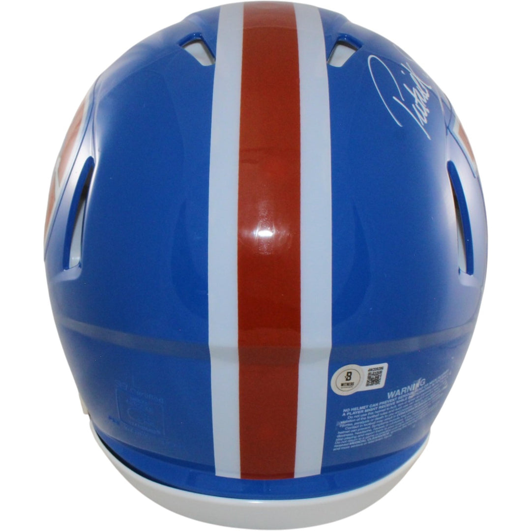 Patrick Surtain Autographed Denver Broncos Authentic TB Helmet Beckett 56436