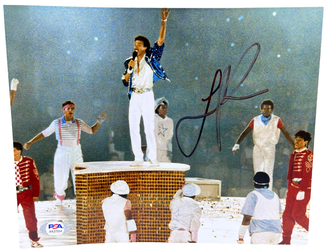 LIONEL RICHIE SIGNED AUTOGRAPHED 8X10 PHOTO CAN'T SLOW DOWN TUSKEGEE PSA/DNA