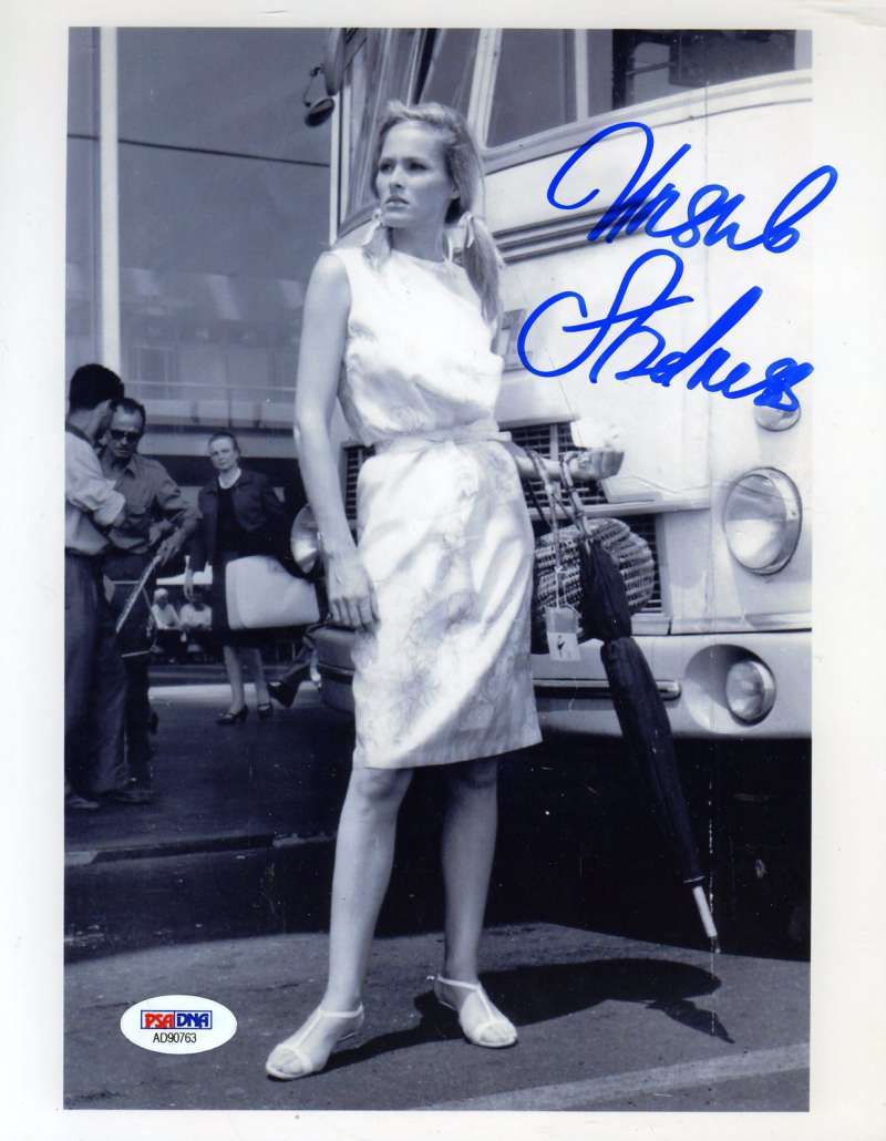 Ursula Andress Hand Signed Psa Dna Cert 8x10 Photo Autographed Authentic
