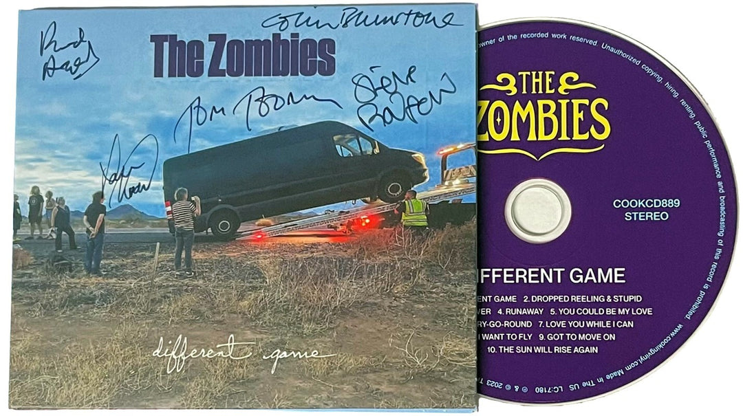 The Zombies Band Group Signed 2023 Different Game Album Cover Booklet, CD -5 sig