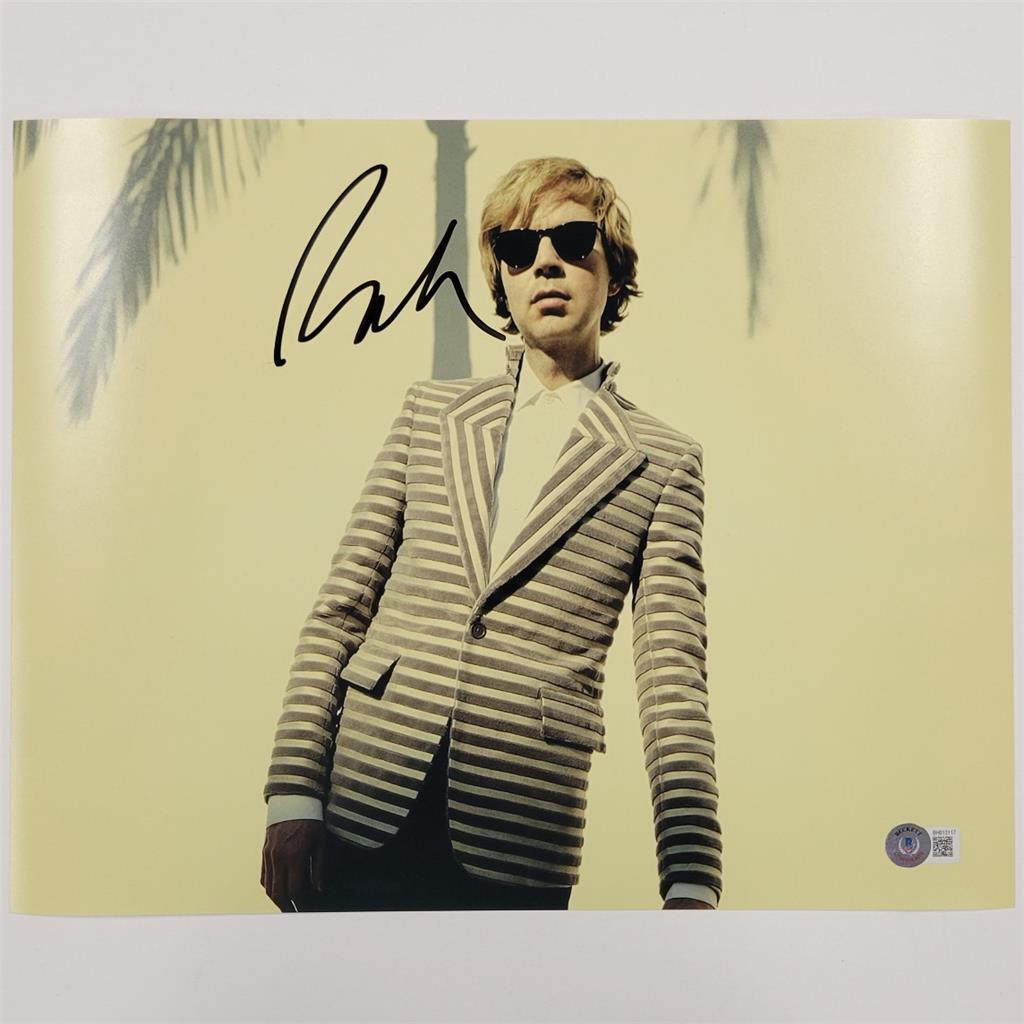 Beck Hansen signed 11x14 photo Singer musician autograph (G) ~ Beckett BAS Holo