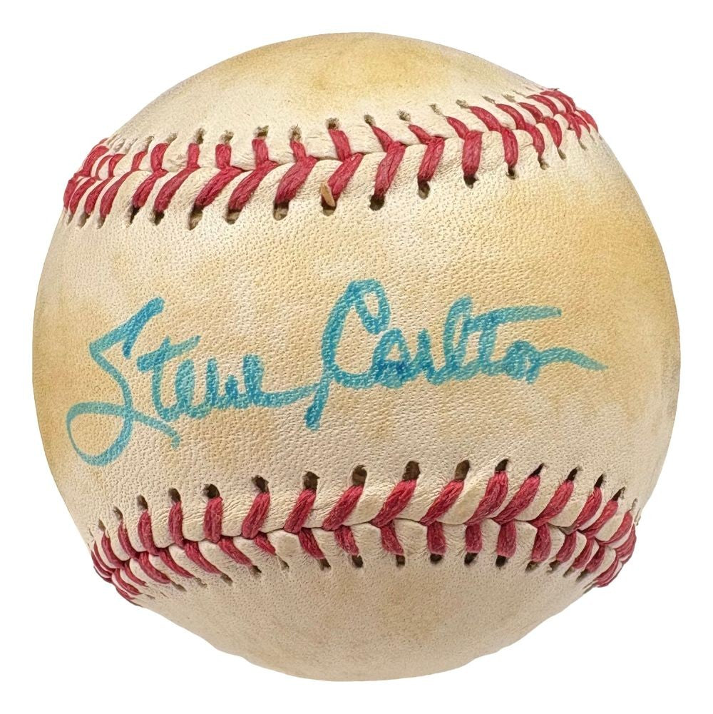 Steve Carlton Philadelphia Phillies Signed Wilson Baseball PSA/DNA