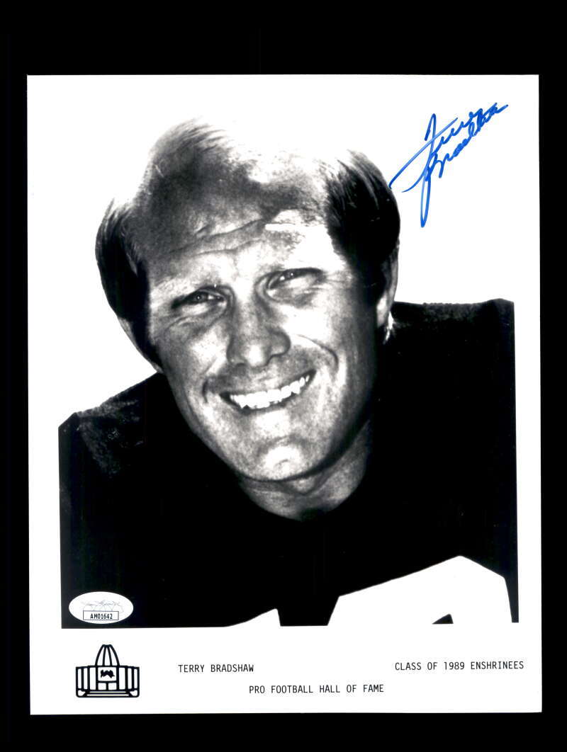 Terry Bradshaw JSA Certed Signed 8x10 Autograph Photo