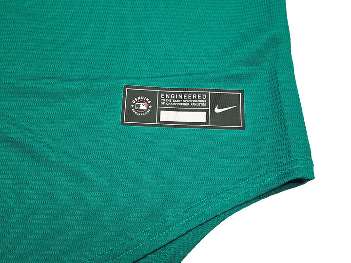 Seattle Mariners Ken Griffey Jr. Signed Teal Nike Jersey Size L Beckett Wit