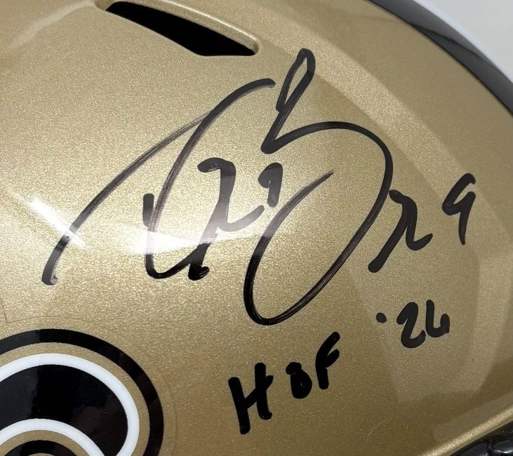 Drew Brees Signed New Orleans Saints Full Size Replica Speed Helmet HOF 26 BAS
